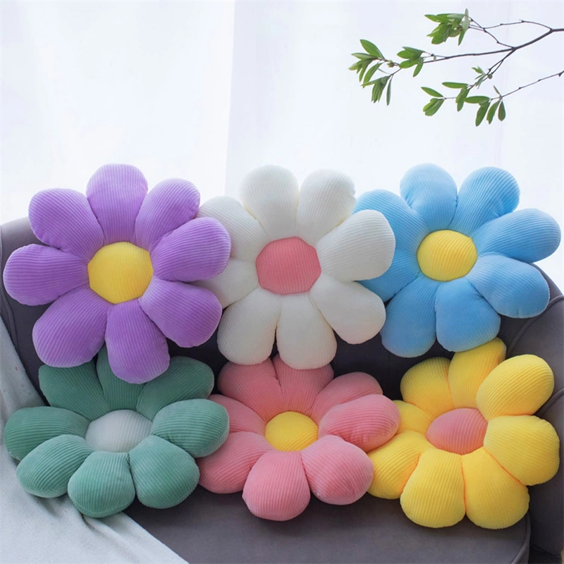 Flower Shaped Pillow Decorative Flower Cushion for Chair Sofa Car